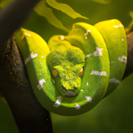 Sogno un serpente verde